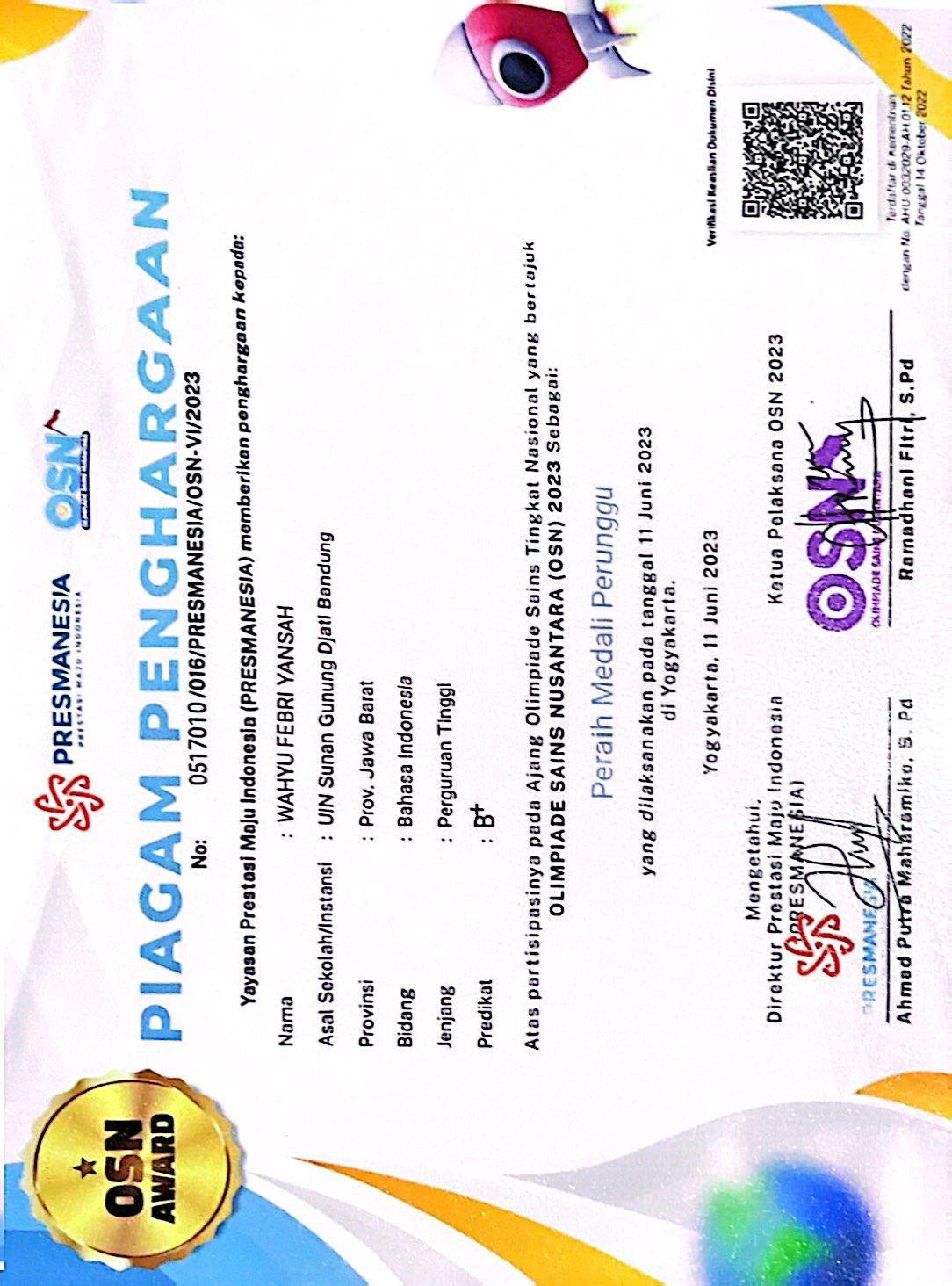 Olimpiade Bahasa Indonesia